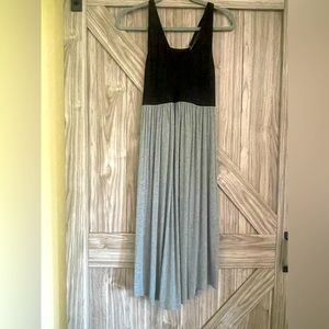 Black and grey Maternity Dress